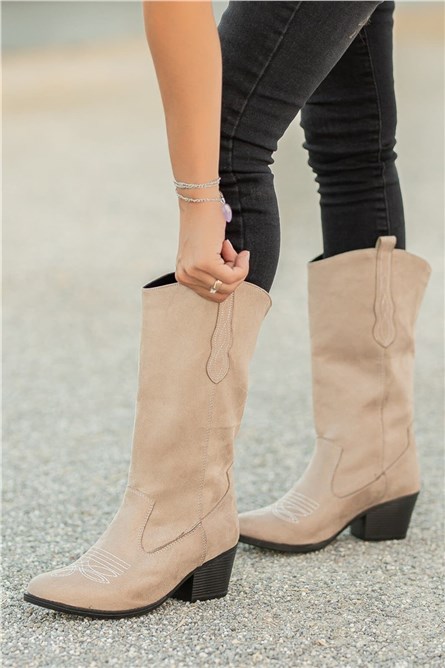 Women's Boots - Beige #358769